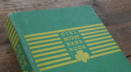 Vintage Girl Scout Hand Book … Housekeeping – What Girl Scouts Do …