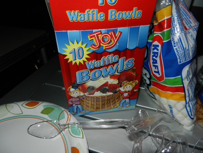 waffle bowls