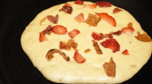 Bacon and Strawberry pancakes