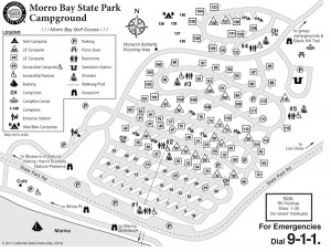 Morro Bay State Park Campground Map