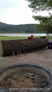 Fire pit and fishing at Lake Hemet