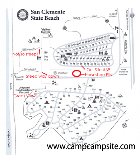 Camping at San Clemente State Park