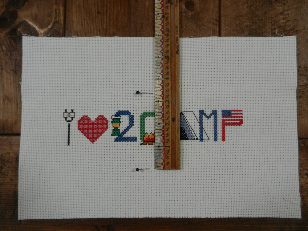 How to make a cross stitch bookmark