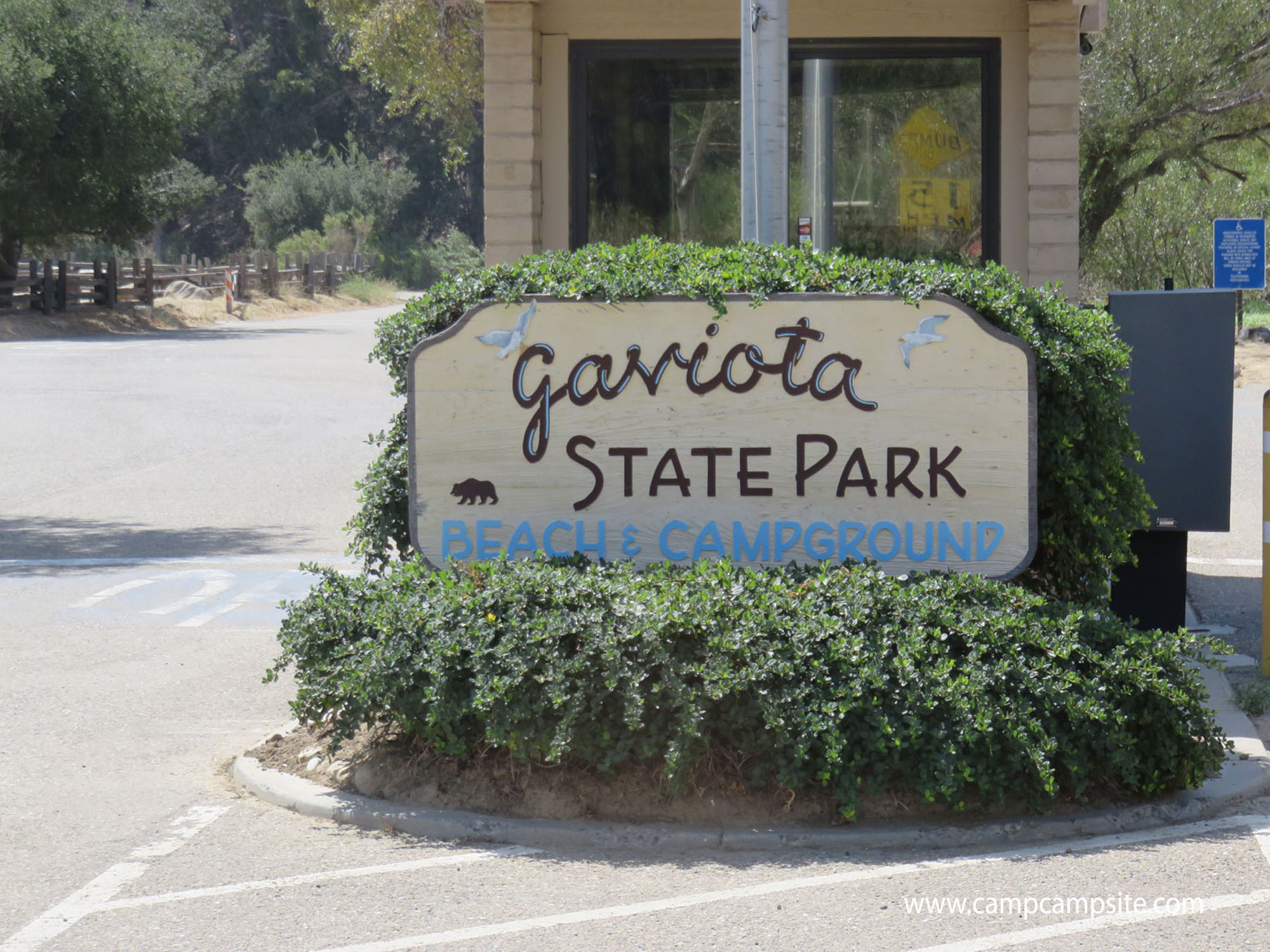 Gaviota State Park Entrance Sign