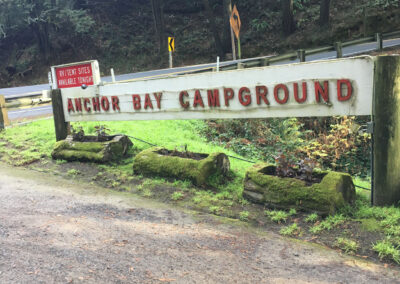 Anchor Bay Campground Sign