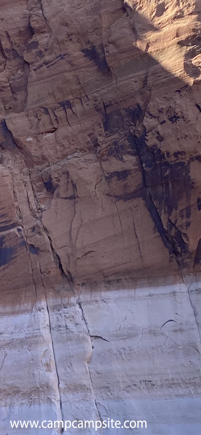 Lake Powell Faces in the Rock