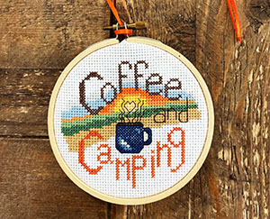 Coffee and Camping Cross Stitch