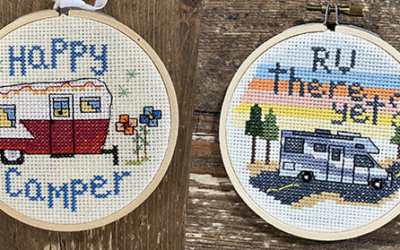 Happy Camper and RV There Yet – New Cross Stitch Designs