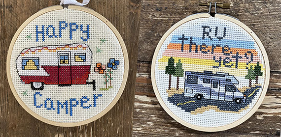 Happy Camper and RV There Yet – New Cross Stitch Designs