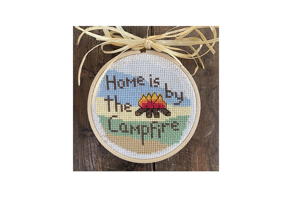 Home is by the Campfire – New Cross Stitch Design Available